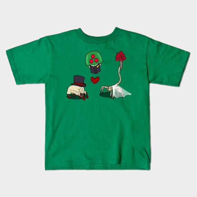 Love Not So Alien Kids T-Shirt by Ed's Craftworks